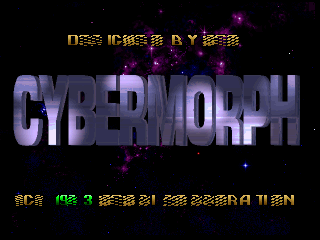 Cybermorph title screen for Jaguar